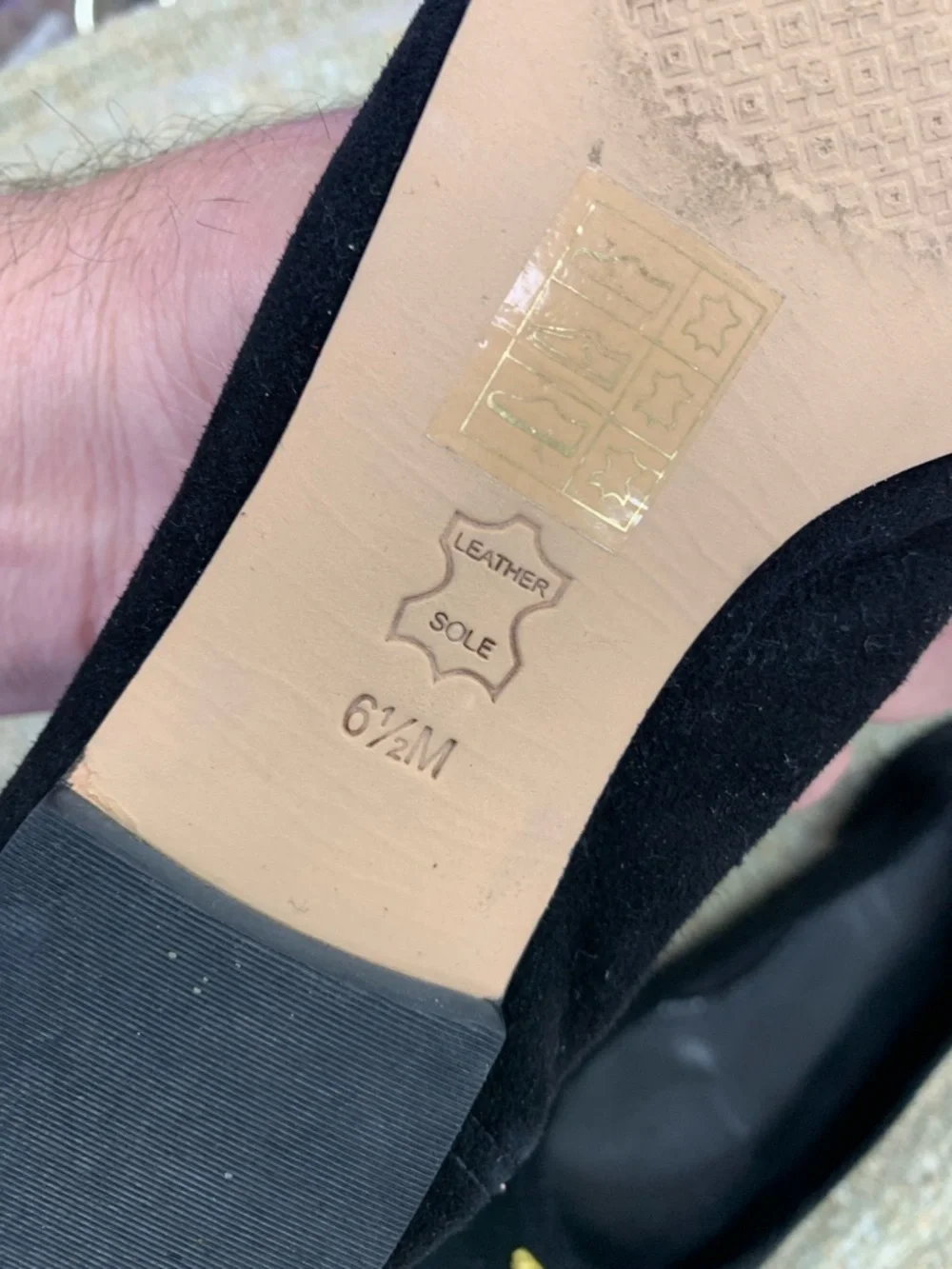 Tory Burch black suede